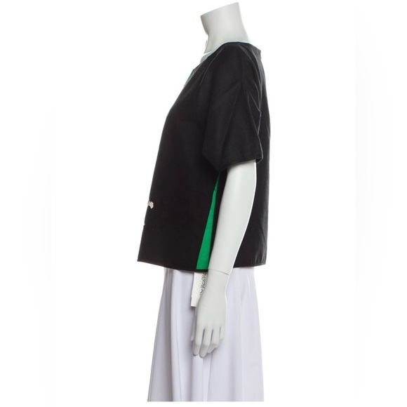 Tibi Printed Bateau Neckline T-Shirt Size: XL US 12 - Picture 2 of 3